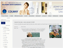 Tablet Screenshot of kolagen.colway.cz